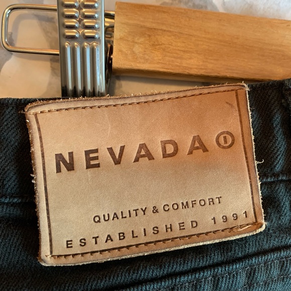 Vintage Black Nevada Denim Shorts - Picture 3 of 6